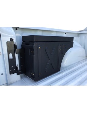 Snakeman 4WD SNA004 – Swing-Out Truck Bed Storage Box, 660 × 220 × 404 mm