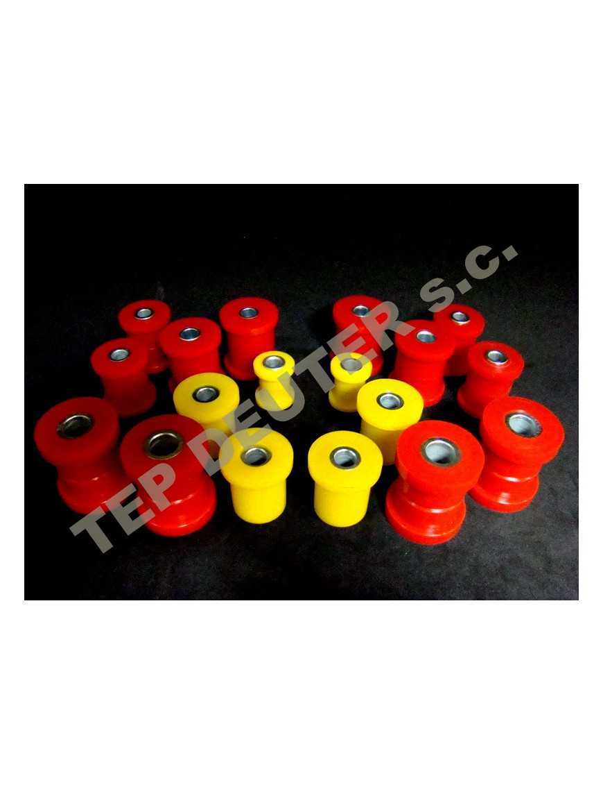 Toyota Land Cruiser seria 9 - Komplet tulei zawieszenia 18szt Toyota Land Cruiser seria 9 - Komplet tulei zawieszenia 18szt