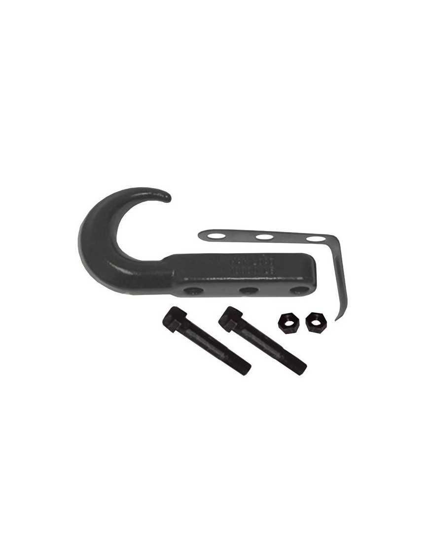 Hak holowniczy, przedni, czarny, 42-06 Jeep CJ/Wrangler RUGGED RIDGE Hak holowniczy, przedni, czarny, 42-06 Jeep CJ/Wrangler RUGGED RIDGE