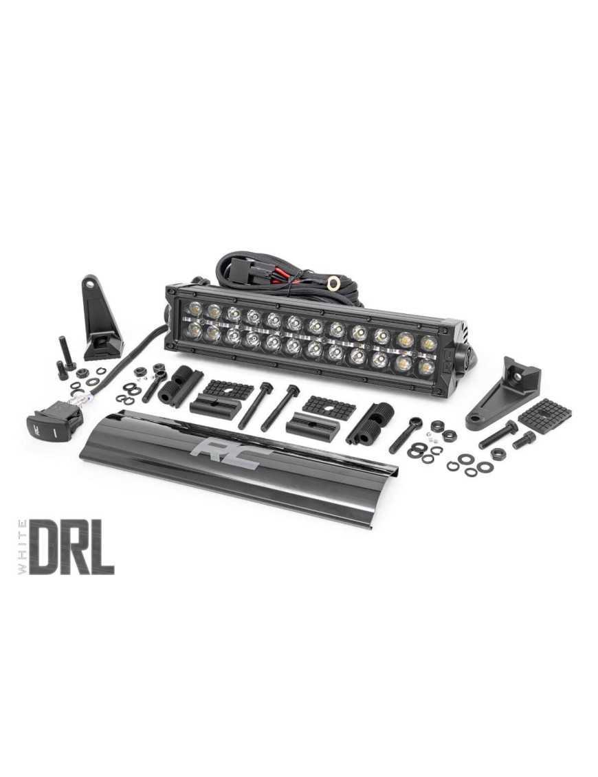 Double Strip Cree LED 30cm Black Series DRL White Rough Country