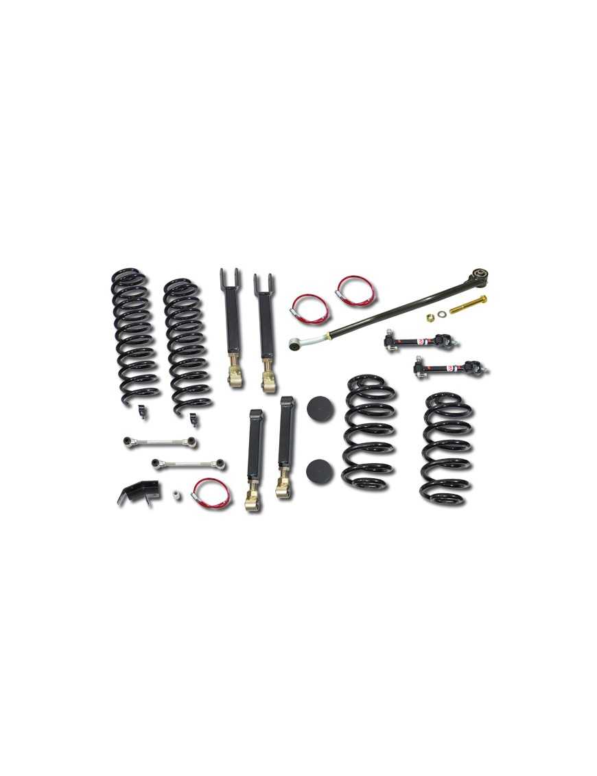 4" CLAYTON OFF ROAD Entry Level Lift Kit zawieszenie - Jeep Wrangler TJ