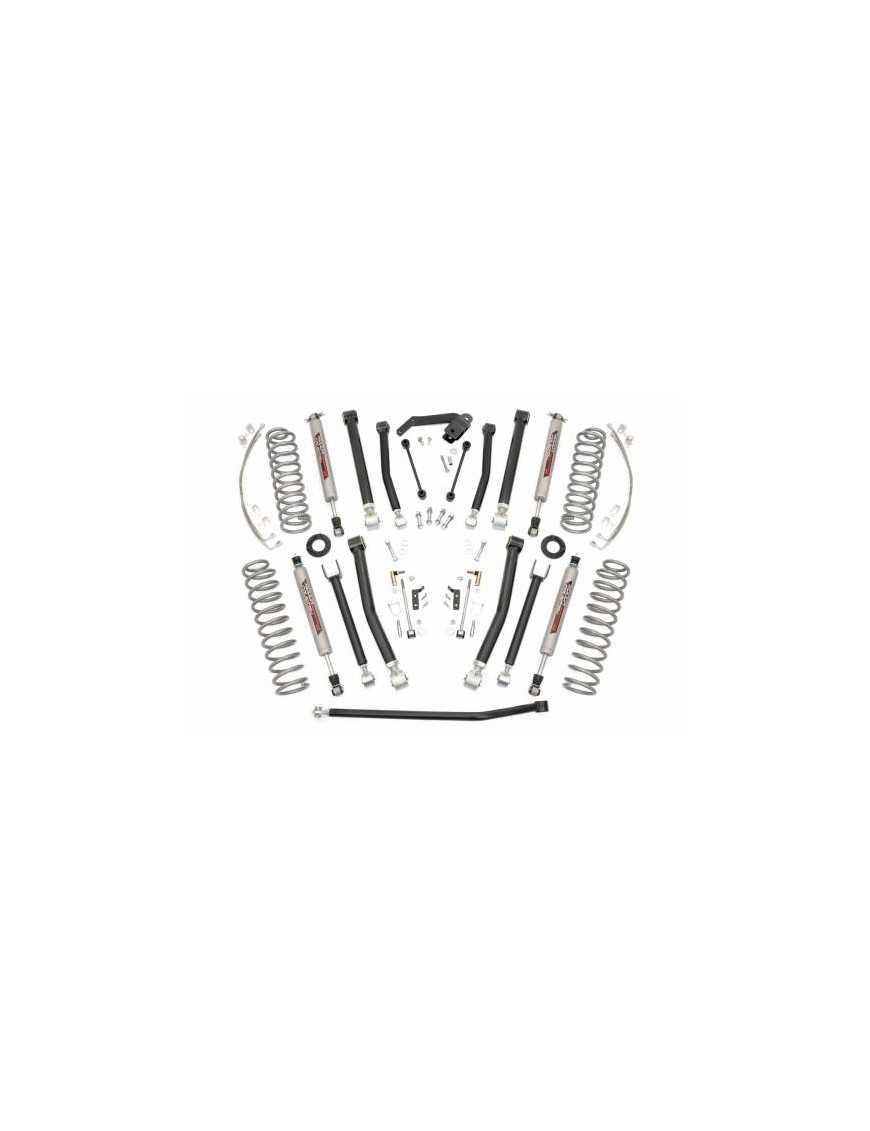 4" Rough Country X Series Lift Kit - Jeep Wrangler JK 2 door