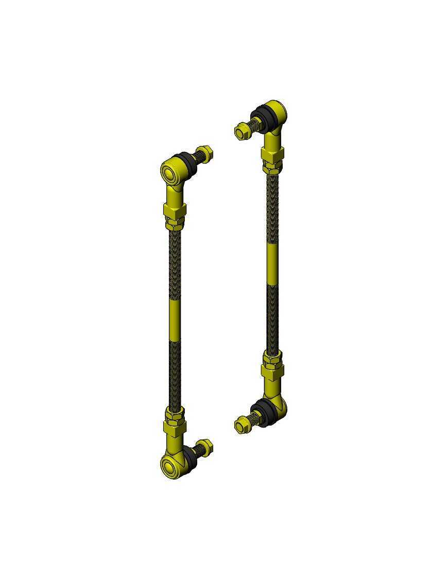 Adjustable Rear Stabilizer Links Lift 2.5-4.5" CLAYTON OFF ROAD - Jeep Wrangler JL