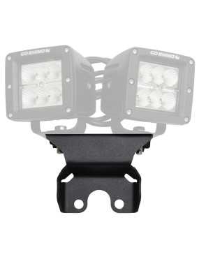 LED Cube Light Mount 3x3" above Rear Window by Go Rhino - Jeep Wrangler JL