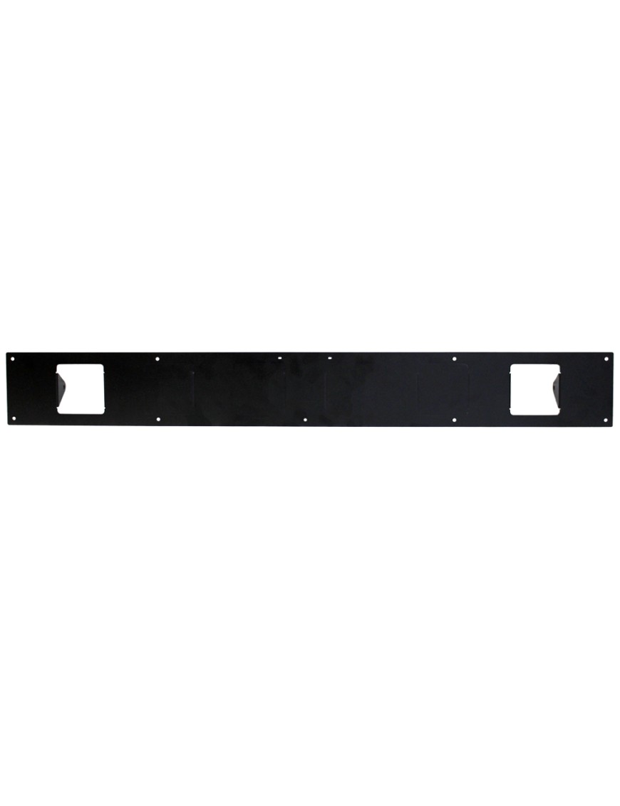 Adapter for mounting two LED Cube 3x3" lights on the front of the SRM100 Go Rhino roof rack