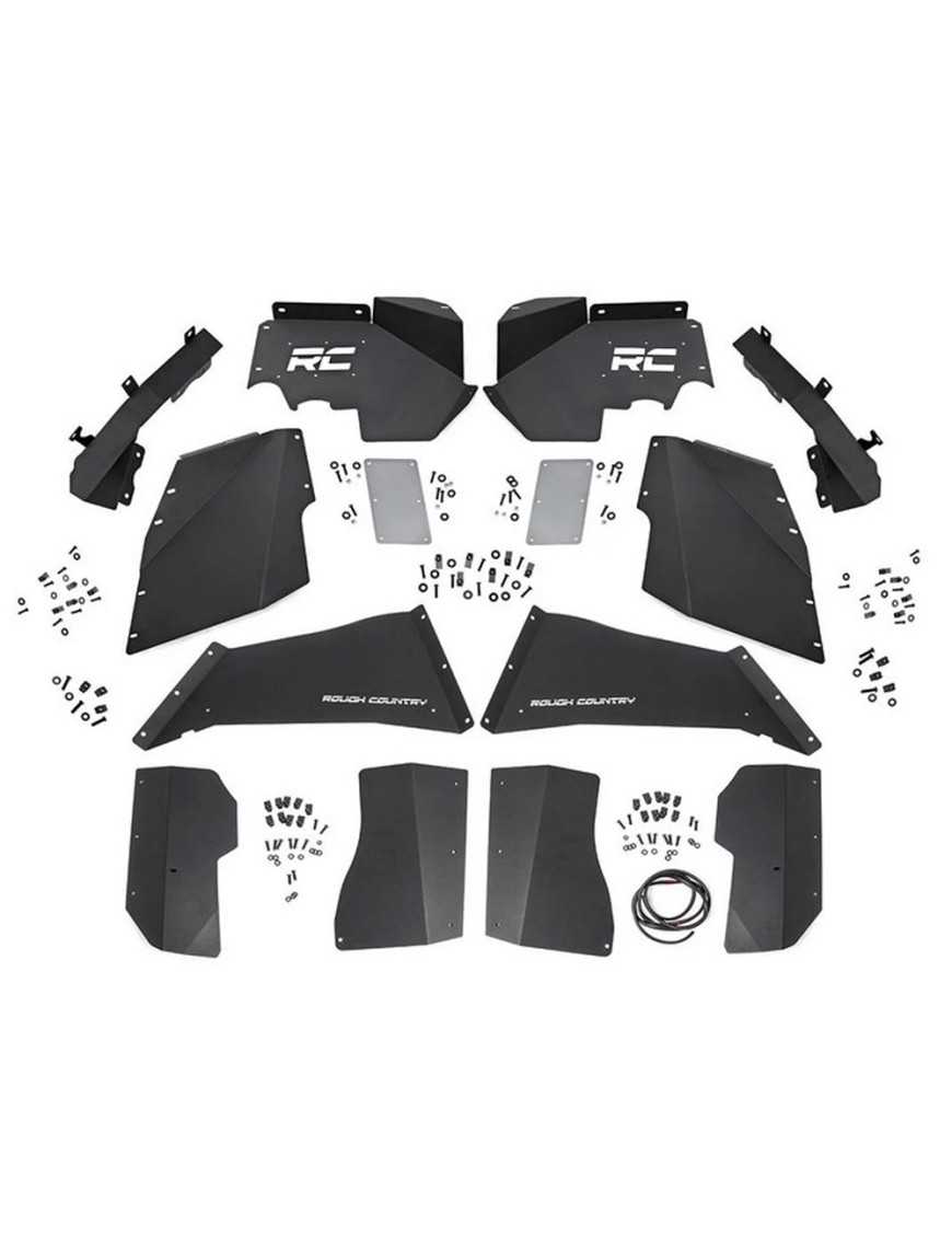 Complete set of inner fender liners Rough Country - Jeep Wrangler JK 07-18