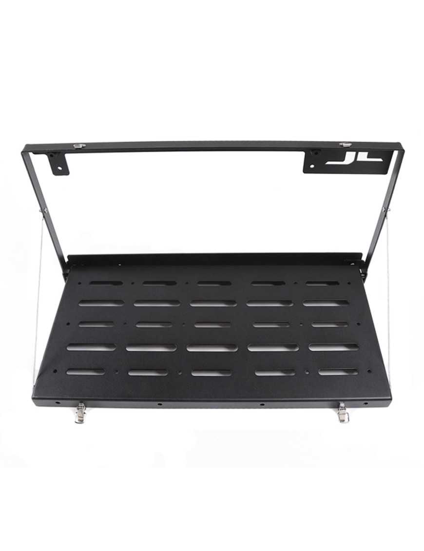 Folding table attached to the trunk lid OFD