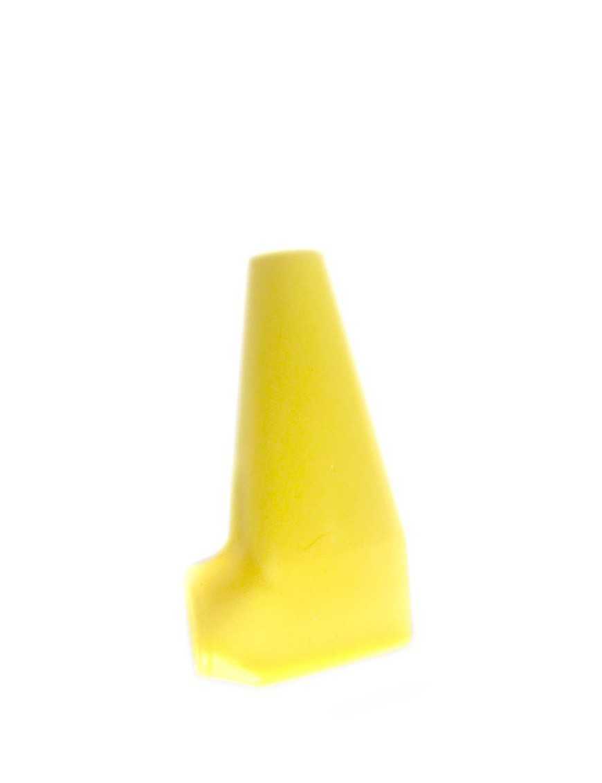 Kapturek zółty na przewody do wyciągarki fajka  16x35x68mm