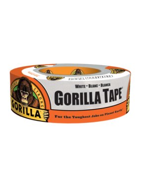 BIAŁA GORILLA TAPE 27M 48mm TAŚMA SUPERMOCNA GAFFER