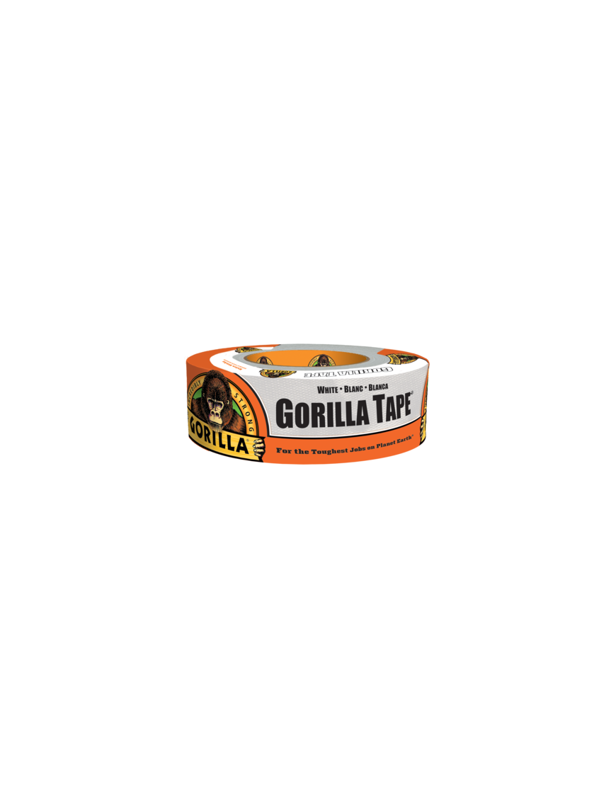BIAŁA GORILLA TAPE 27M 48mm TAŚMA SUPERMOCNA GAFFER BIAŁA GORILLA TAPE 27M 48mm TAŚMA SUPERMOCNA GAFFER