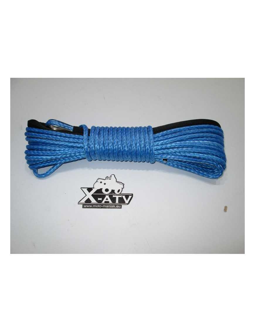 Synthetic Rope for Winch, Blue 5mm 15m
