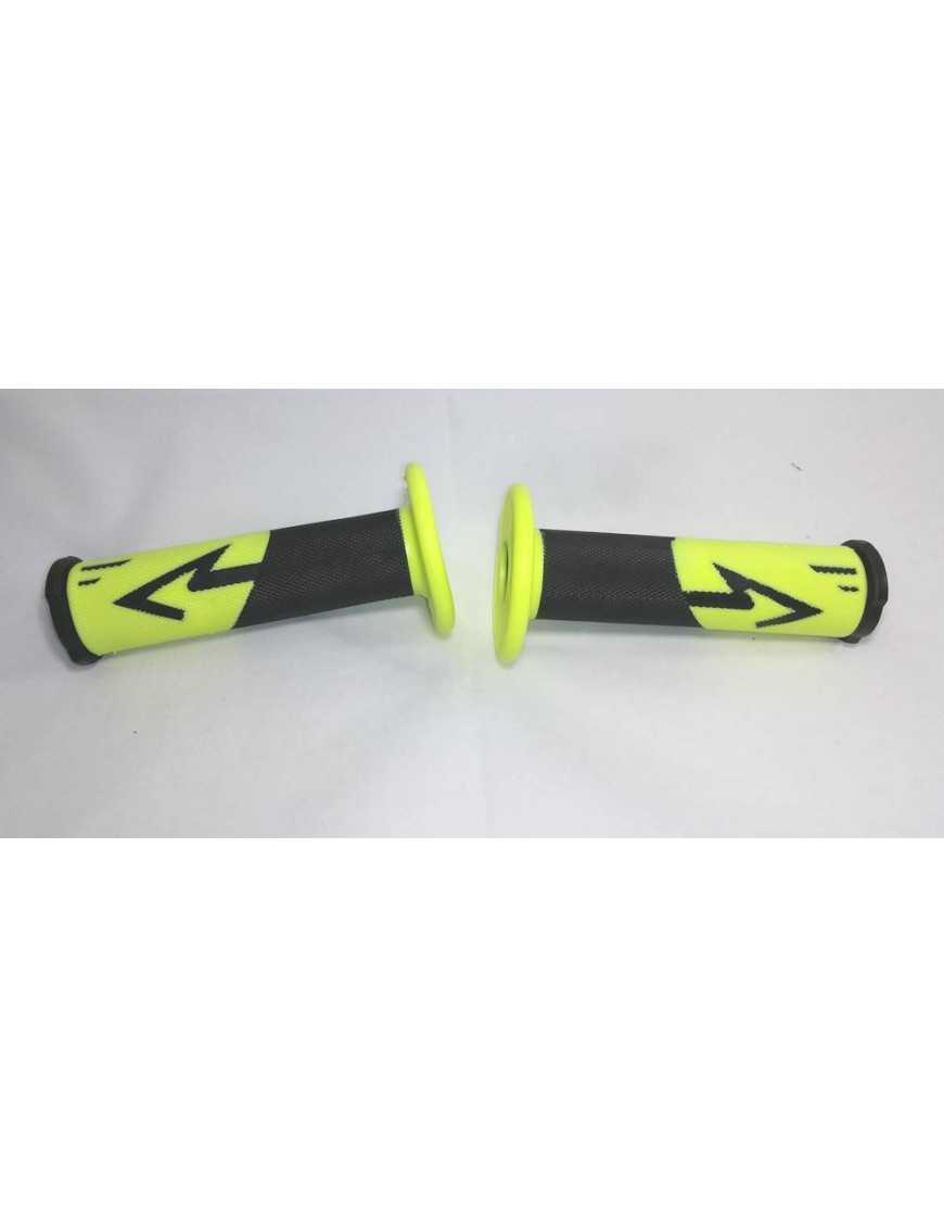 Handlebar Grips ATV Black Yellow Soft