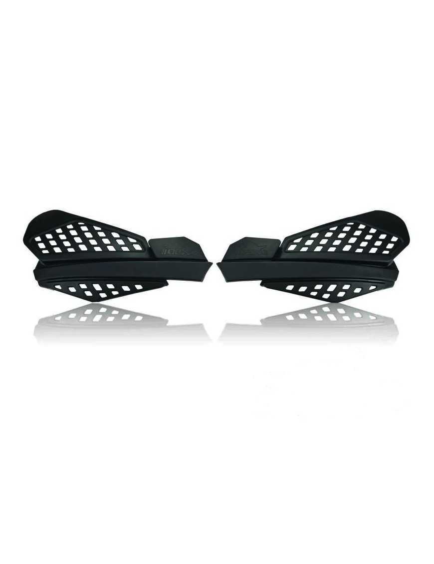 Hand guards by X-ATV in black color with aluminum mounting kit Hand guards by X-ATV in black color with aluminum mounting kit