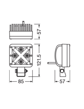 Osram LED Cube 20W 1250lm IP67 121x85x57