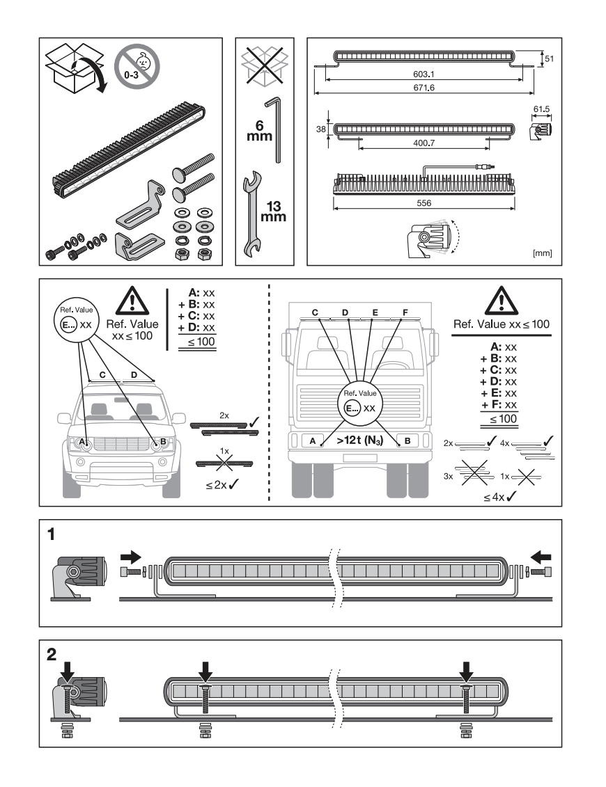 LEDriving® LIGHTBAR SX500-CB 