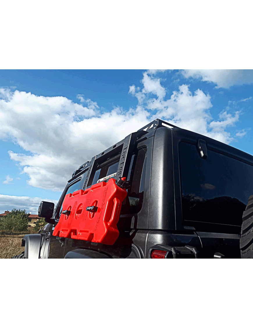 BAGAŻNIK DACHOWY Z DRABINKĄ OFD - JEEP WRANGLER JL 