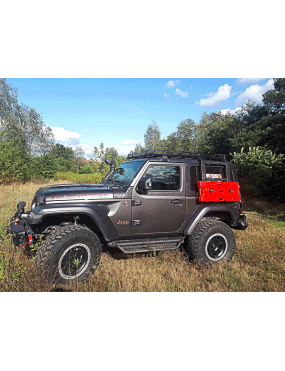 BAGAŻNIK DACHOWY Z DRABINKĄ OFD - JEEP WRANGLER JL 