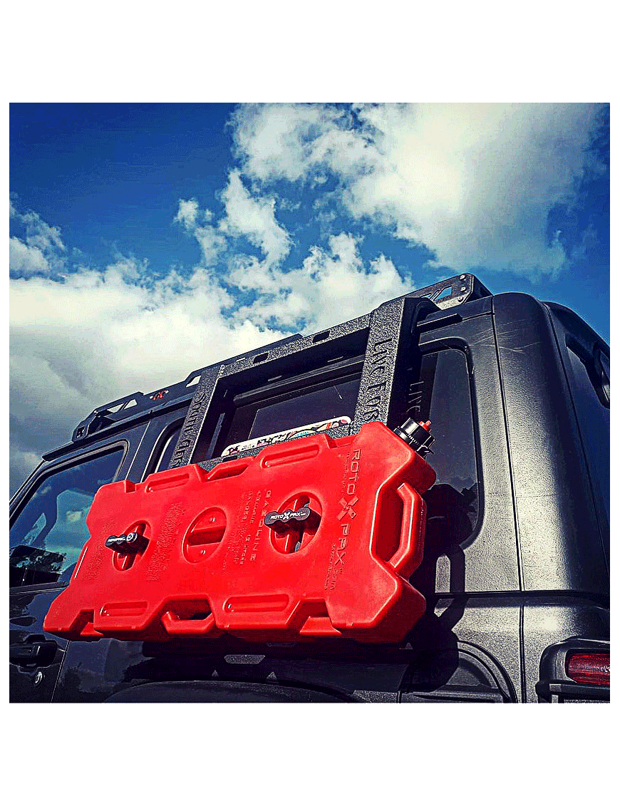 BAGAŻNIK DACHOWY Z DRABINKĄ OFD - JEEP WRANGLER JL 