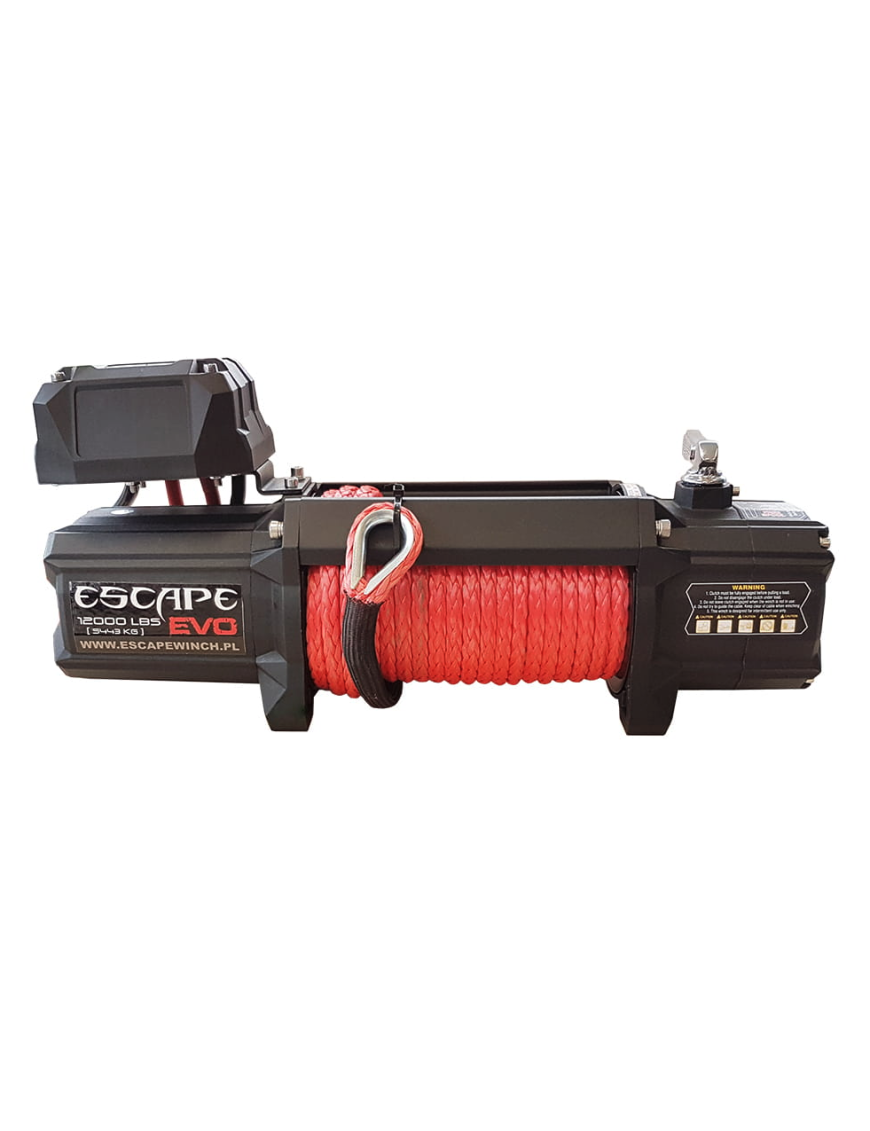 Wyciągarka Escape EVO Black 12000 lbs 5443 kg z liną syntetyczną Wyciągarka Escape EVO Black 12000 lbs 5443 kg z liną syntetyczną