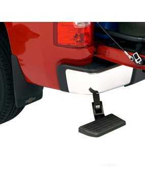 Tylny wysuwany stopień (podwójny wydech) AMP Research - Dodge RAM 1500 09-18