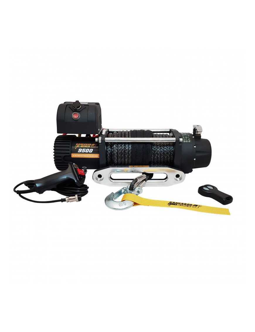 Wyciągarka samochodowa Kangaroowinch K9500 speed 12V z liną syntetyczną Wyciągarka samochodowa Kangaroowinch K9500 speed 12V z liną syntetyczną