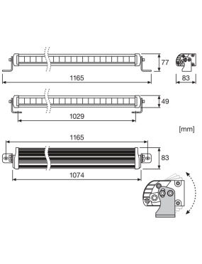 LEDriving® LIGHTBAR FX1000-CB SM