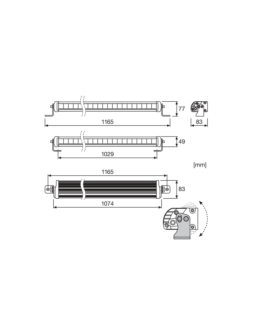 LEDriving® LIGHTBAR FX1000-CB SM