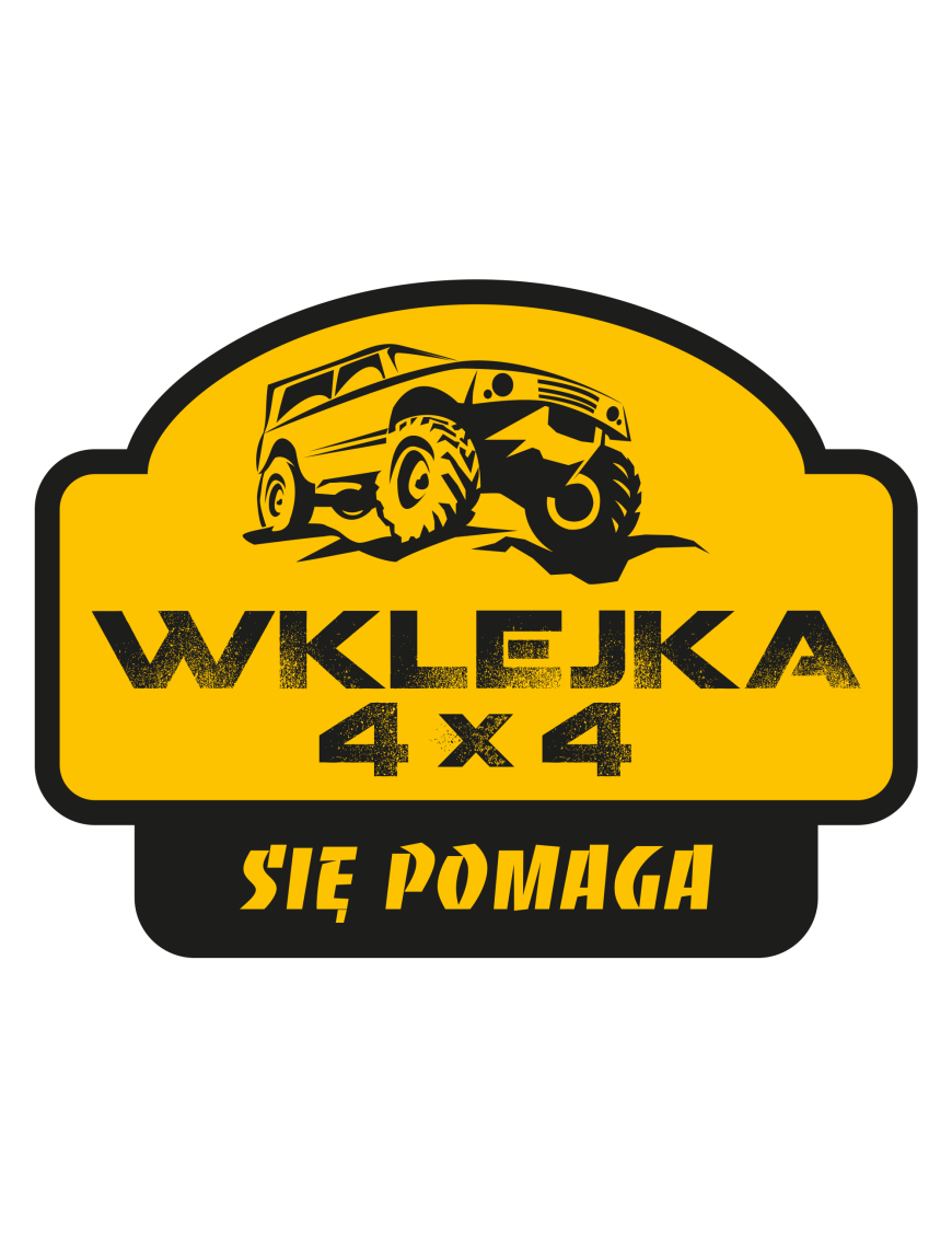 Wklejka4x4 490x490mm naklejka