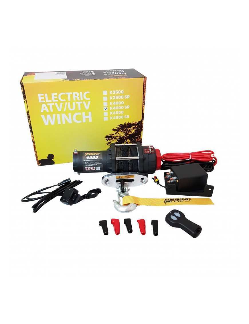 Wyciągarka PW4000SR 12V z liną syntetyczną ze sterowaniem bezprzewodowym Powerwinch Wyciągarka PW4000SR 12V z liną syntetyczną ze sterowaniem bezprzewodowym Powerwinch