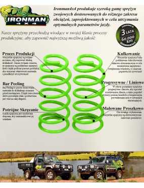Komplet 2 przednich sprężyn Ironman +35 mm 0-50 kg SUZ005B