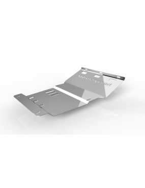 Osłona silnika,chłodnic i przedniego mostu Mitsubishi L200 Triton 2005-2015 bez płyty montażowej wyciągarki aluminiowa