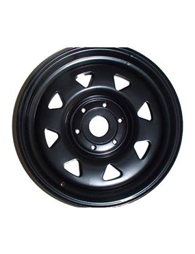 Felga stalowa czarna 16x8 ET -10, M 12 x 1.25 Mitsubishi Pajero Sport, Mitsubishi L200