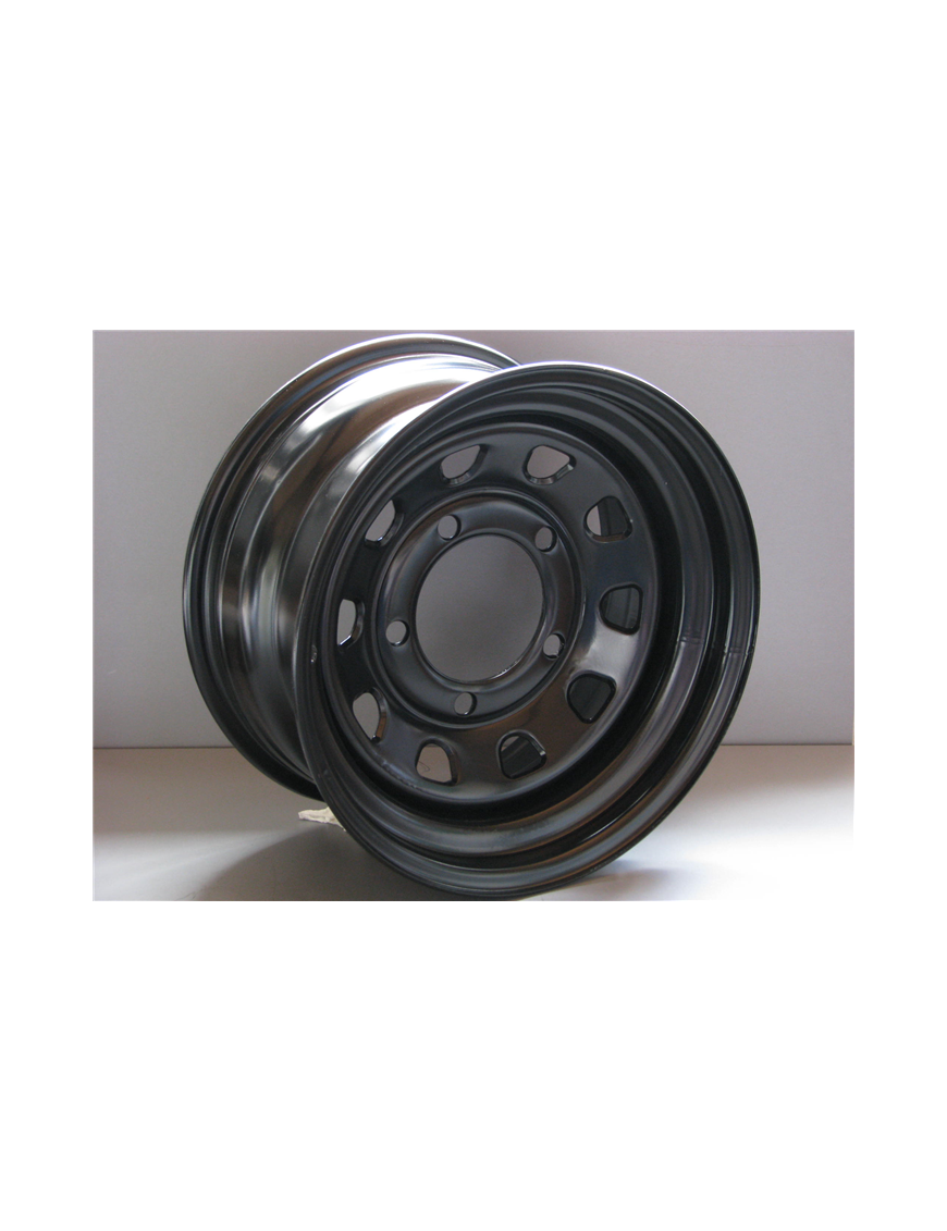 Felga stalowa czarna 16x8  ET-15 Suzuki Vitara, Daihatsu Ferroza/ Rocky, Tarpan, Honker, Uaz, Łada Niva, Ssangyoung Daewoo Musso