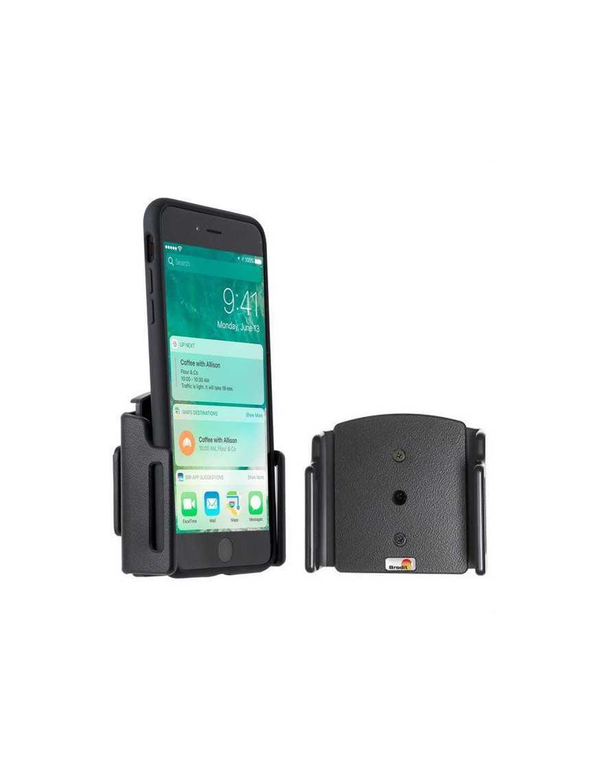 Uchwyt uniwersalny regulowany do telefonu bez futerału oraz w futerale lub etui o wymiarach: 80-94 mm (szer.), 2-10 mm (grubość) Uchwyt uniwersalny regulowany do telefonu bez futerału oraz w futerale lub etui o wymiarach: 80-94 mm (szer.), 2-10 mm (grubość)