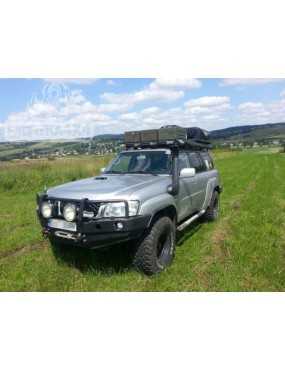 ZDERZAK PRZEDNI Z BULLBAREM NISSAN PATROL GU4