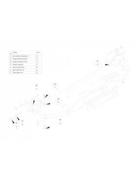Toyota Land Cruiser 150 J150 J15 Prado 2013-2016 płyta montażowa wyciągarki