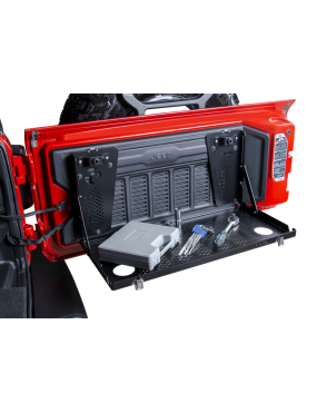 Stolik na tylne drzwi aluminiowy / klapę Wrangler JL od RIVAL