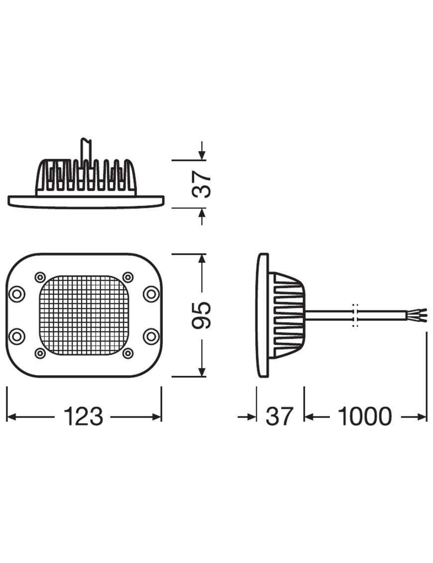 RIVAL LED Reversing light by Osram for Rival rear bumper