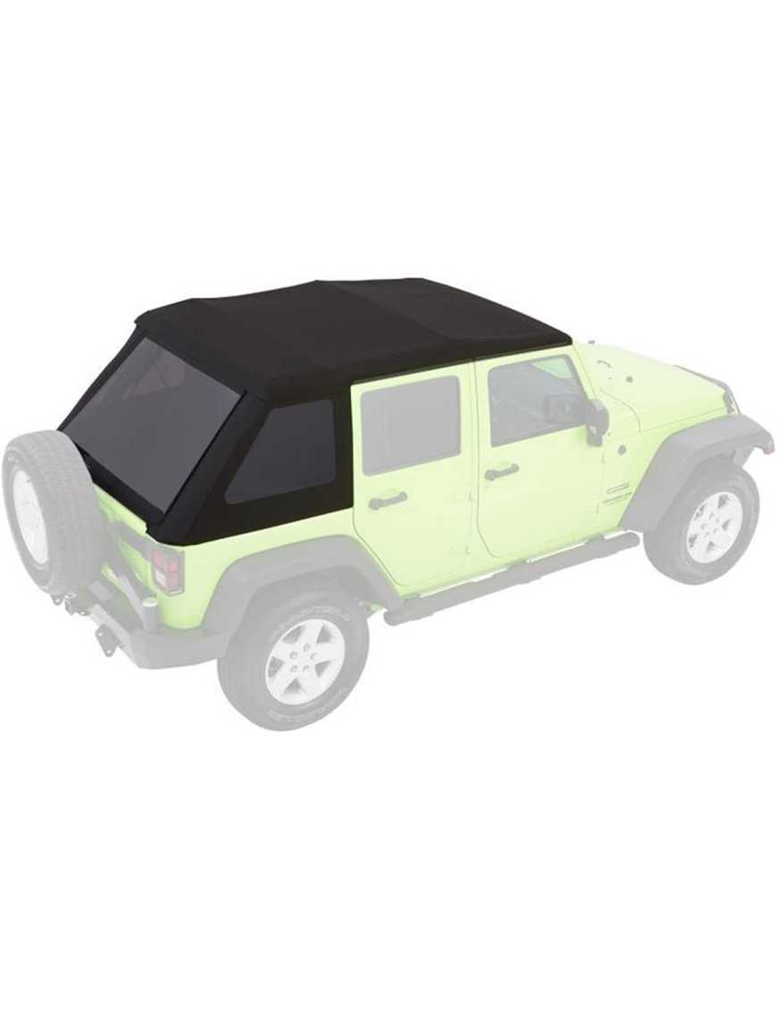 Bestop 54923-35 Black Diamond Trektop NX Glide Convertible Soft Top 4-Door Bestop 54923-35 Black Diamond Trektop NX Glide Convertible Soft Top 4-Door