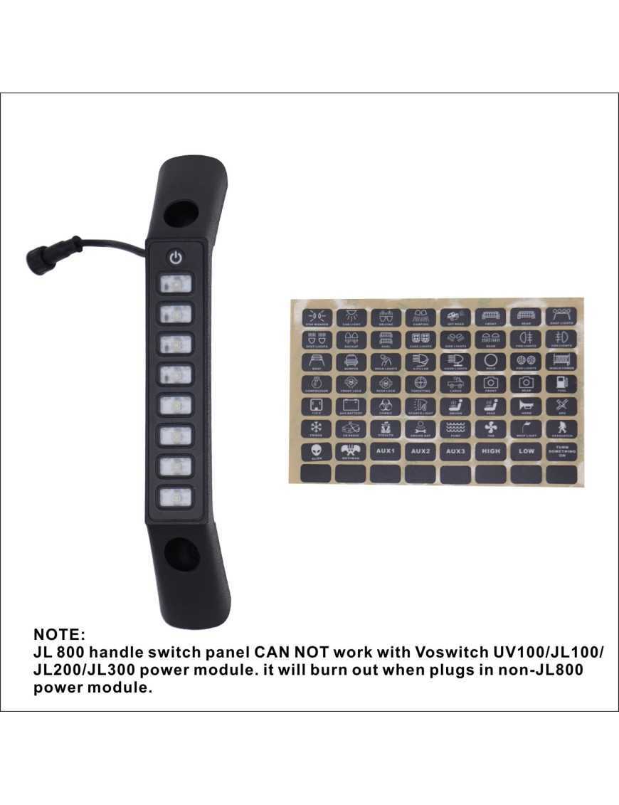Voswitch JL800 Wrangler JL 8 przycisków