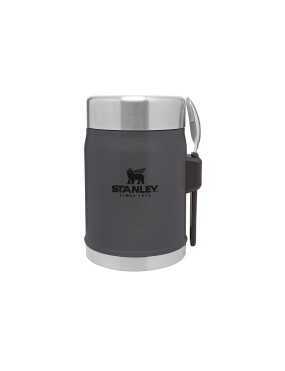 TERMOS OBIADOWY ZE SZTUĆCEM CLASSIC - 0,4 L CHARCOAL / STANLEY