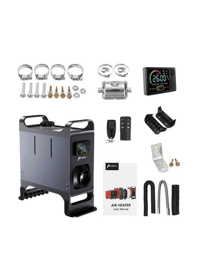 Ogrzewanie postojowe nagrzewnica HCALORY HC-A02, 8 kW, Diesel, Bluetooth (szare) Ogrzewanie postojowe nagrzewnica HCALORY HC-A02, 8 kW, Diesel, Bluetooth (szare)