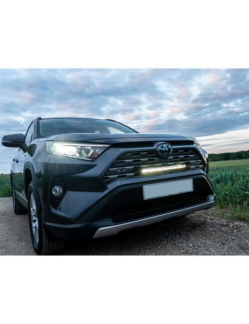Zestaw lampy LAZER Linear 18 Elite - z systemem montażu w fabrycznym grillu - Toyota RAV4 Hybrid (2018 -)