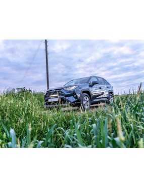 Zestaw lampy LAZER Linear 18 Elite - z systemem montażu w fabrycznym grillu - Toyota RAV4 Hybrid (2018 -)