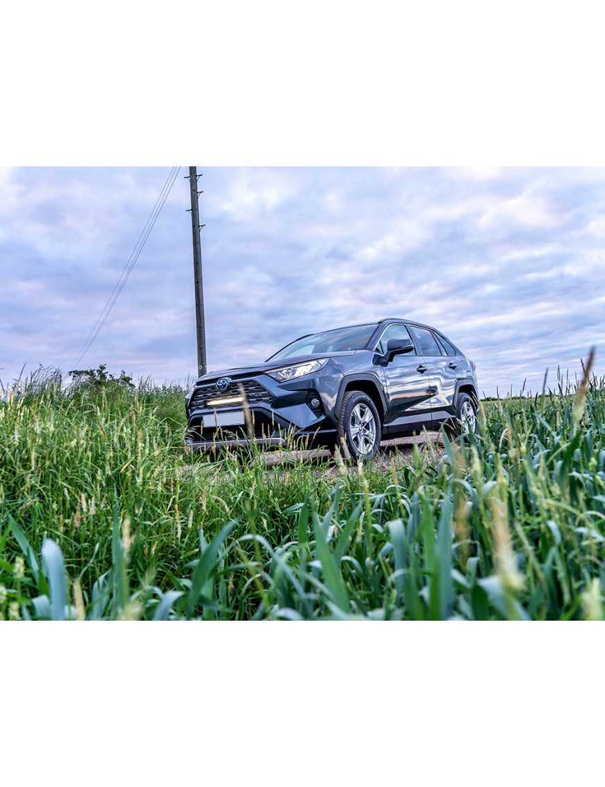 Zestaw lampy LAZER Linear 18 Elite - z systemem montażu w fabrycznym grillu - Toyota RAV4 Hybrid (2018 -)