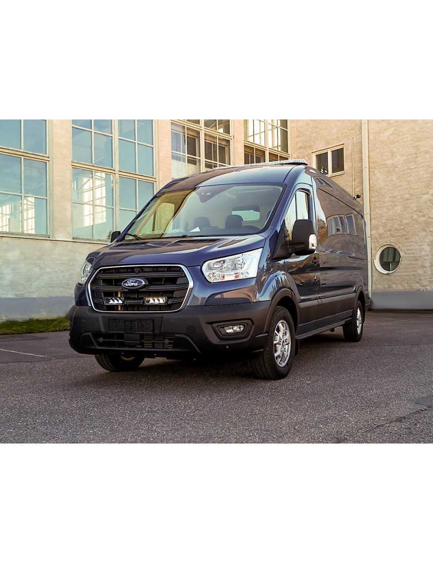 Zestaw dwóch lamp LAZER TRIPLE-R 750 Elite (Gen2) z systemem montażu w fabrycznym grillu - Ford Transit (2019 -)