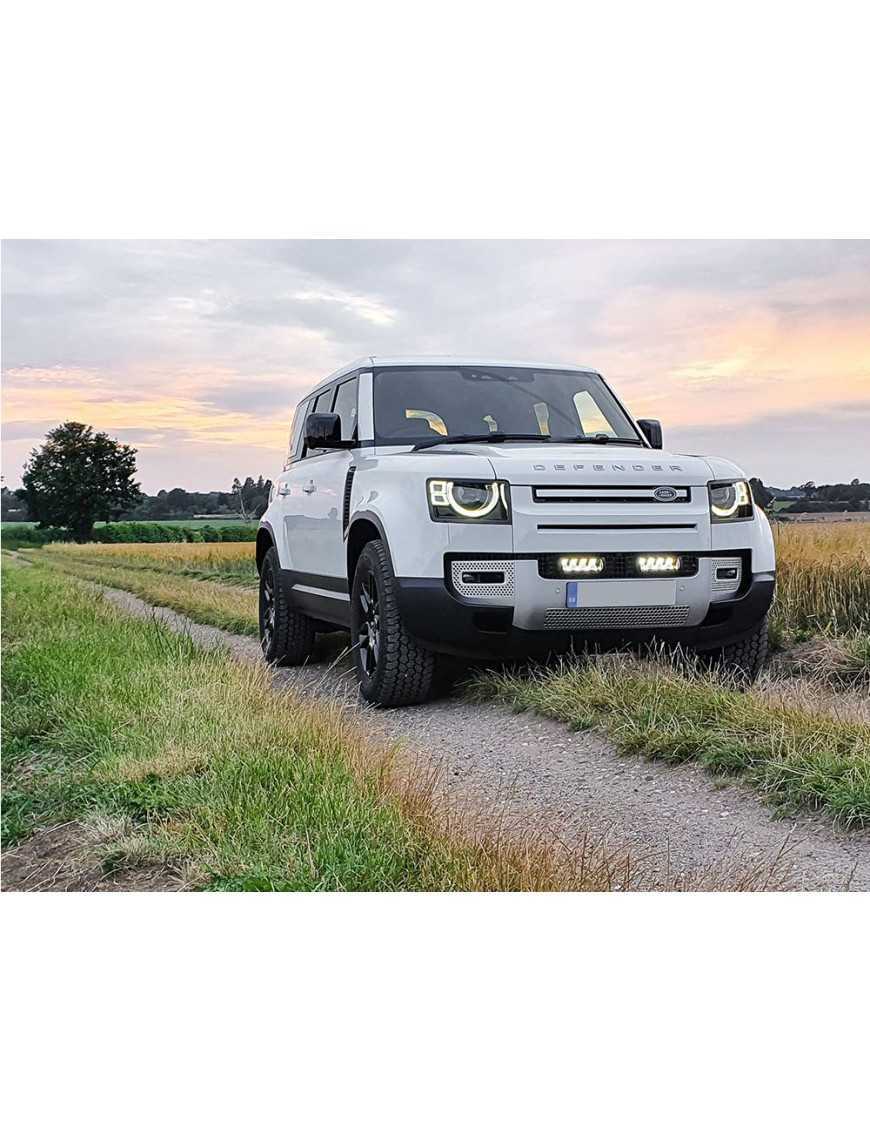Zestaw dwóch lamp LAZER TRIPLE-R 750 Elite (Gen2) z systemem montażu w fabrycznym grillu - Land Rover Defender (2020 -) 