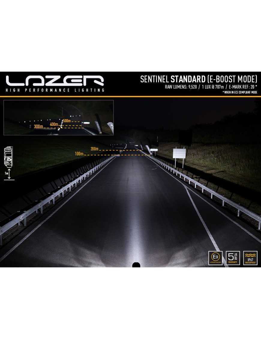 LAZER Sentinel 9" Chrome - round LED lamp