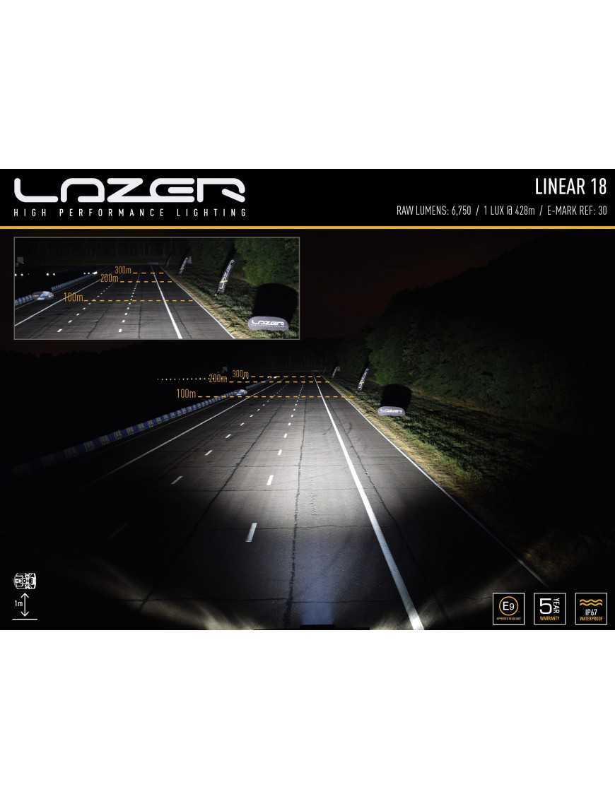 LAZER Linear 18 lamp kit - with factory grille mounting system - Toyota RAV4 Plug-In (2020 -)