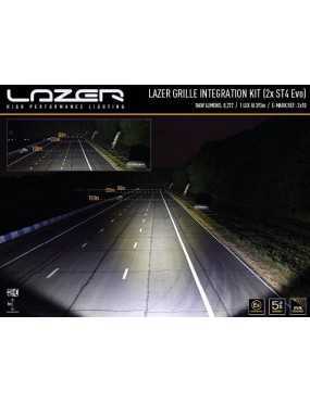Set of two LAZER ST4 EVO lamps with factory grille mounting system - Mercedes-Benz Vito (2020 -)